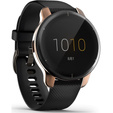 Чехол 2в1 с защитой экрана для часов Garmin Venu 2 Plus, Rose gold
