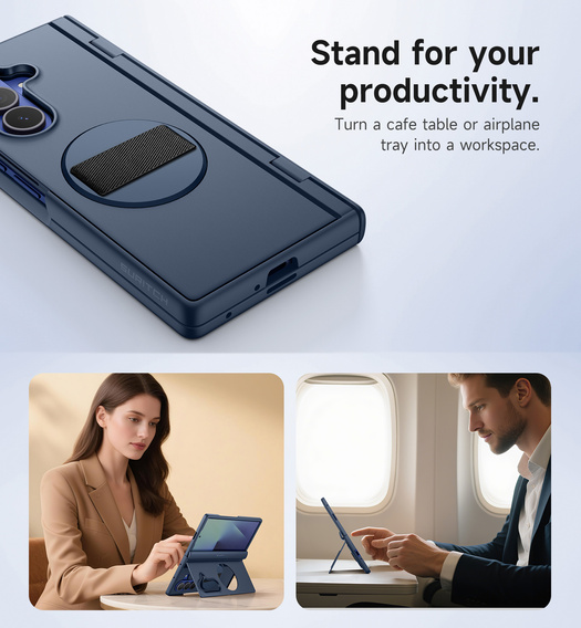 Чохол Suritch з підставкою 360° і вбудованим захистом екрану для Samsung Galaxy Z Fold7