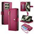 Чохол-книжка для Xiaomi 14T, Wallet Zipper Pocket, червоний