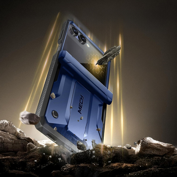 Чехол Tongate MECH с MagSafe для Samsung Galaxy Z Flip7 FE / Z Flip6, зеленый