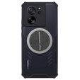 Чехол для Xiaomi 13T / 13T Pro с магнитной полосой, черный / прозрачный
