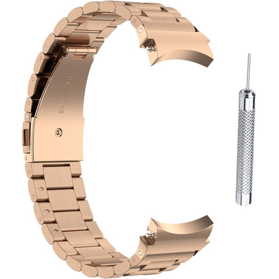 Браслет Stainless для  Samsung Galaxy Watch 4 / 4 Classic - Rose Gold