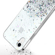 Чехол до iPhone XR, Glittery, прозрачный