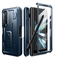 Броньований чохол для Samsung Galaxy Z Fold 4 5G, Dexnor Full Body S-Pen Slot, темно-синій