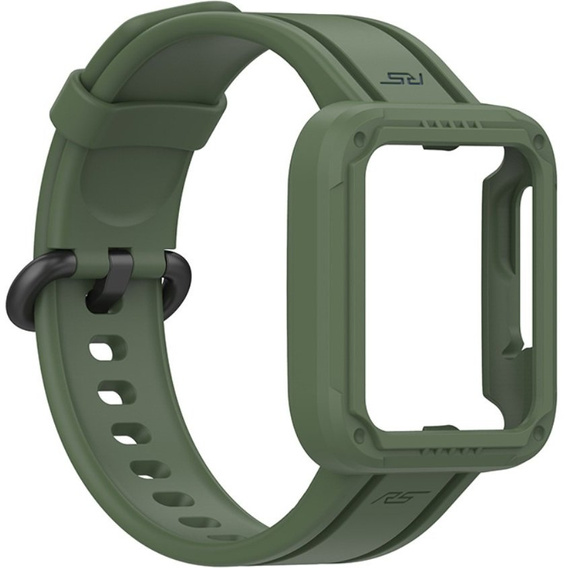 Силиконовый ремешок RS Strap до Xiaomi Redmi Watch 2 Lite, Blackish Green