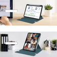 Чохол клавіатура для iPad Pro 11" 2024 (5 gen.), Rotary 360° Leather, темно-зелений