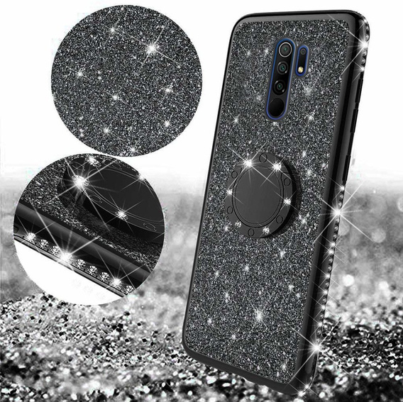 Чехол Bling до Xiaomi Redmi 9, Black