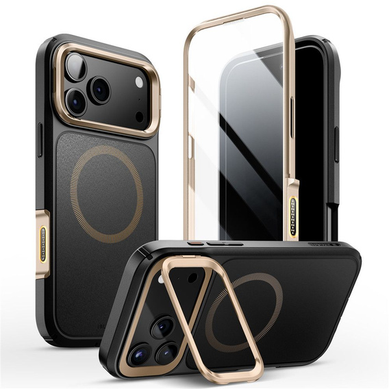 Чохол-сумка для iPhone 17 Pro Max, IBLSN Ares Fip Magsafe, Desert Gold
