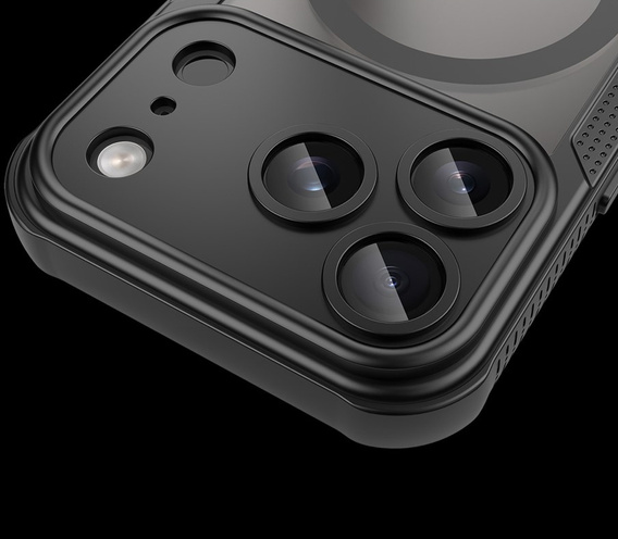 Чохол для iPhone 17 Pro, для MagSafe, броньований, чорний