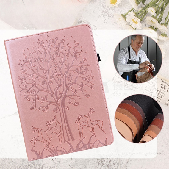 Чохол Flap для Huawei MatePad SE 10.4, tree, рожевий rose gold