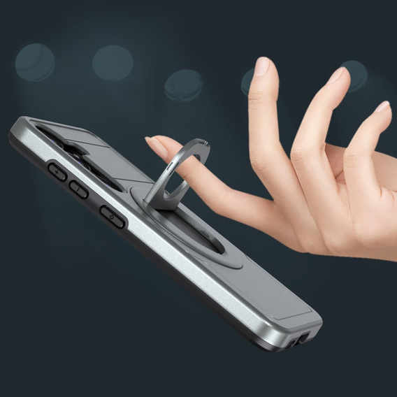 Чохол MagSafe для Samsung Galaxy S24, Military Magnet, чорний
