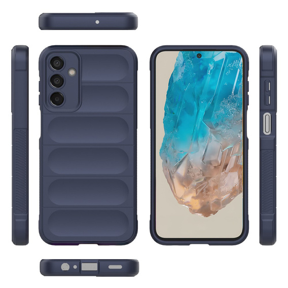 Чехол до Samsung Galaxy M35, Gaming Shockproof, темно-синий