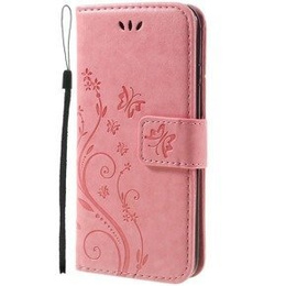Чохол-книжка для iPhone 7/8/SE 2020/SE 2022, Butterfly, рожевий