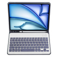 Чохол + клавіатура Apple iPad Air 11" 6 gen. 2024, Leather Pen Slot, фіолетовий