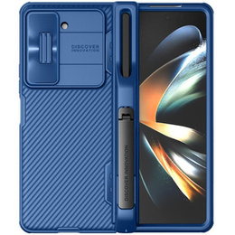 Чехол NILLKIN для Samsung Galaxy Z Fold5 5G, слот для пера CamShield Pro, с подставкой, синий