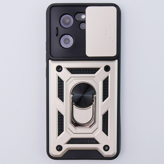 Чехол NOX Camera Slide Xiaomi 13T / 13T Pro, CamShield Slide, золотой
