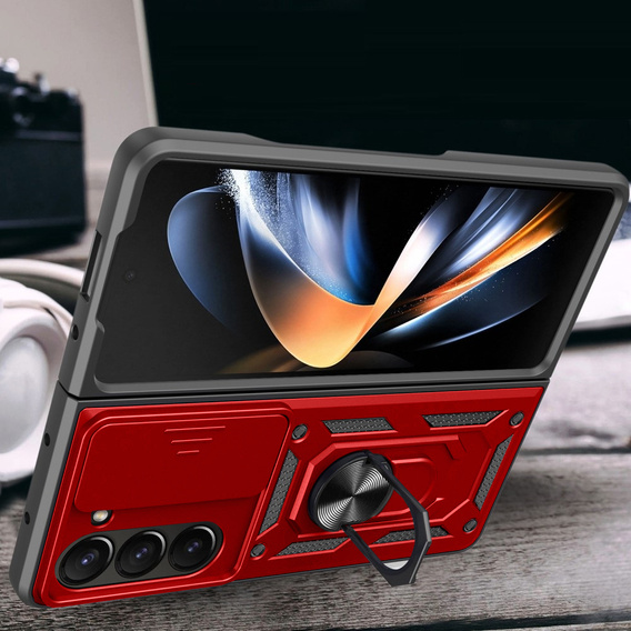 Чохол NOX Camera Slide Samsung Galaxy Z Fold5 5G, CamShield Slide, червоний