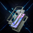 Бронированный чехол для Samsung Galaxy A15, Dexnor Full Body (Two Frames), зелёный
