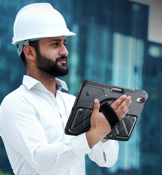 Чехол Dexnor 360° с ремешком и держателем стилуса для iPad 11" 2025 A16 (11-е поколение) / iPad 10.9" 2022 (10-е поколение)