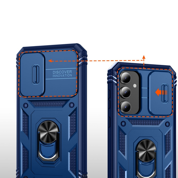 Чохол NOX Camera Slide Samsung Galaxy S23 FE, CamShield Slide, м'яти
