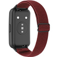 Нейлоновий ремінець BOHO до Huawei Band 7, Wine Red