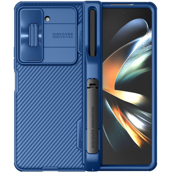 NILLKIN Чохол для Samsung Galaxy Z Fold5 5G, слот для ручки CamShield Pro, з підставкою, м'яти