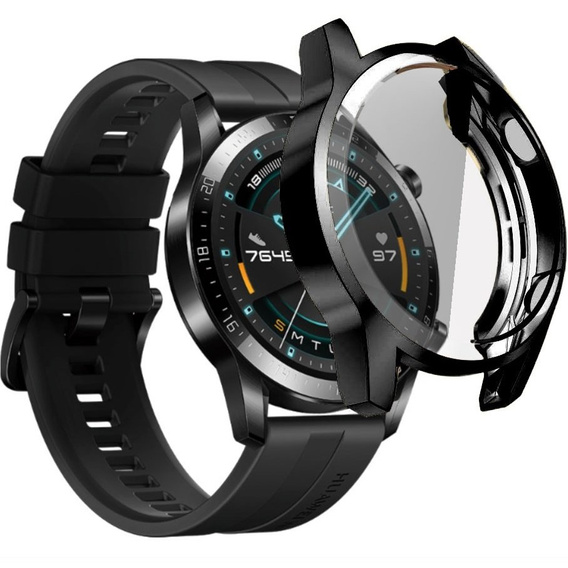 Чехол 2в1 с защитой экрана для часов Huawei Watch GT 2 46mm, Black