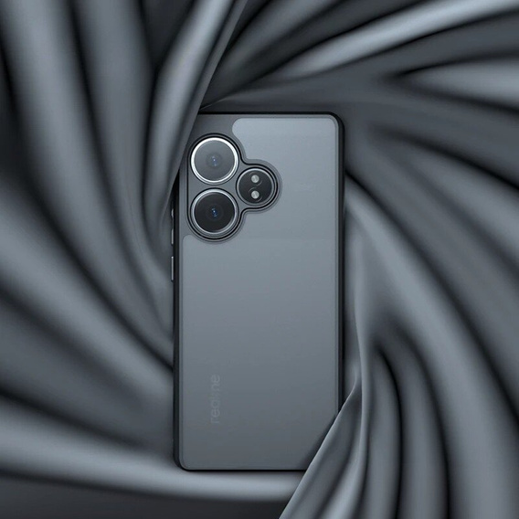 Чехол до Realme GT 6 / 6T, Fusion Hybrid, чёрный