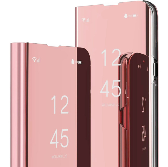 Чoхол до Xiaomi 12T / 12T Pro, Clear View, рожевий rose gold