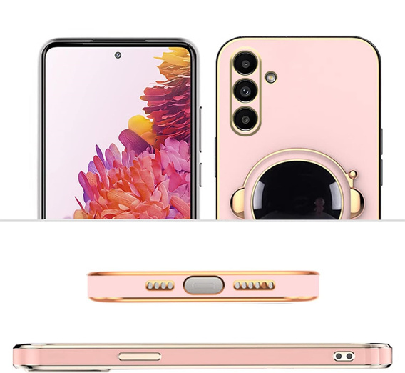 Чoхол до Samsung Galaxy A56 5G, Astronaut, рожевий