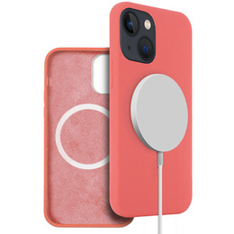 Чехол до iPhone 13, Silicone MagSafe, розовый