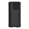 Бронированный чехол для Xiaomi Redmi Note 13 Pro 5G, CamShield Slide, фиолетовый + закаленное стекло 9H