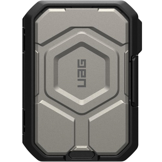 Гаманець для iPhone MagSafe від Urban Armor Gear, сріблястий