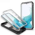 Чохол NOX Camera Slide Samsung Galaxy S23, CamShield Slide, CamShield Slide, білий / чорний