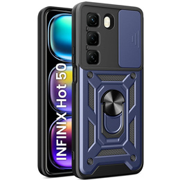 Чехол NOX Camera Slide Infinix Hot 50 4G, CamShield Slide, синий