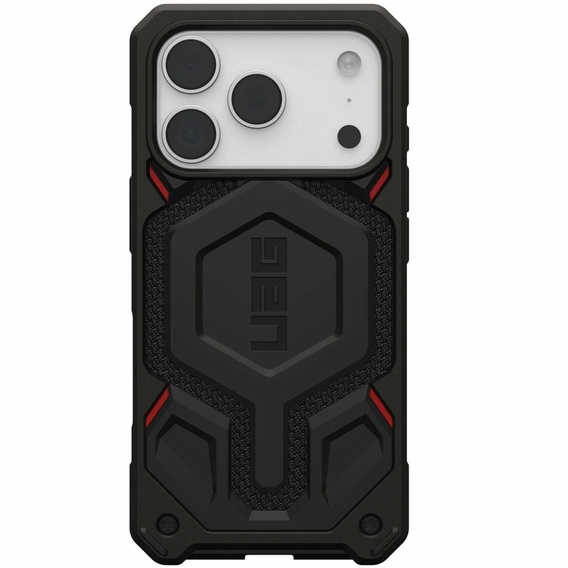 Чохол Urban Armor Gear для iPhone 17 Pro Max, Monarch Pro Kevlar MagSafe, кевларовий, чорний