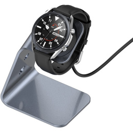 Алюмінієвий зарядний пристрій USB для Samsung Galaxy Watch 4 - Grey