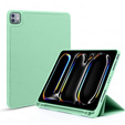 Чехол для iPad Pro 11 2024, Smartcase с местом для стилуса, зелёный