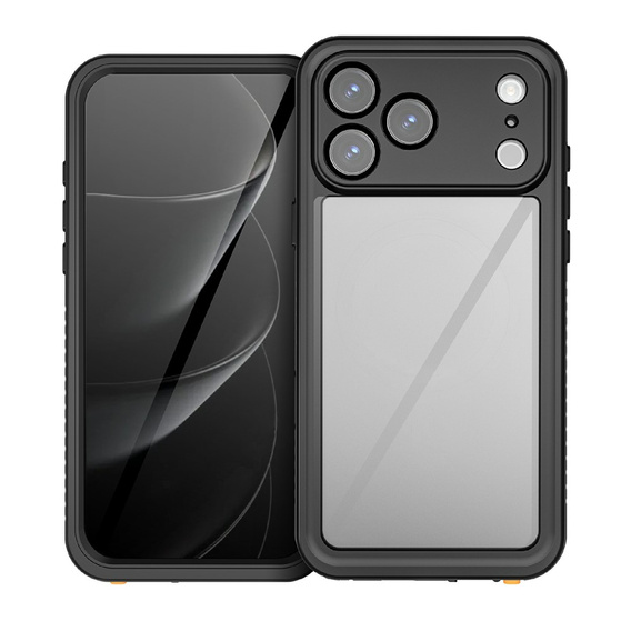 Чохол для iPhone 17 Pro Max, водонепроникний IP68 Redpepper, чорний