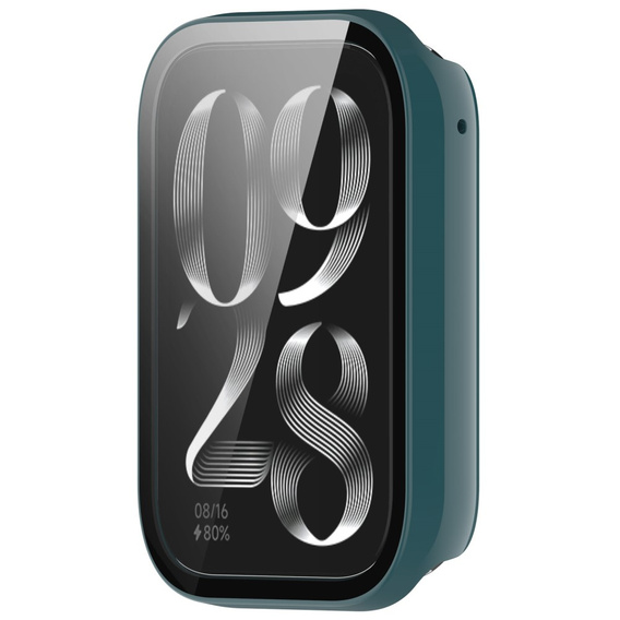 Чехол 2 в 1 + закаленное стекло для Xiaomi Smart Band 8 Pro, зелёный