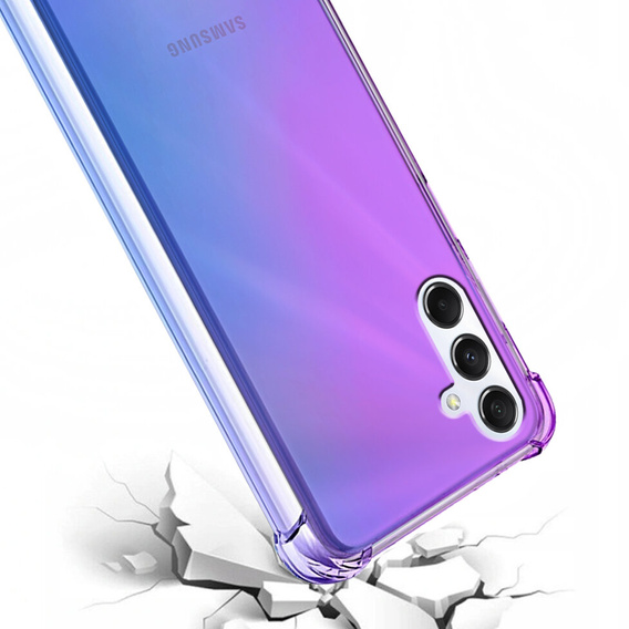 Чохол для Samsung Galaxy M34 5G, Gradient Dropproof, Фіолетовий / синій