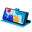 Чехол Wallet до Xiaomi Redmi Note 11/11S, Mandala, Blue