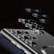 Чехол для Samsung Galaxy S24 Ultra, Electro MagSafe, чёрный + полное клеевое керамическое стекло