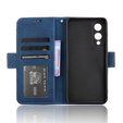 Футляр з клапаном для Samsung Galaxy S25 Edge, Card Slot, темно-синій