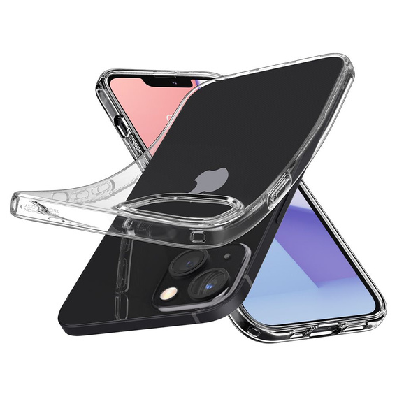 Чoхол Spigen до iPhone 13, Liquid Crystal, прозорий