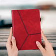 Чохол для Samsung Galaxy Tab A9+, Classic, з місцем для стилуса, червоний