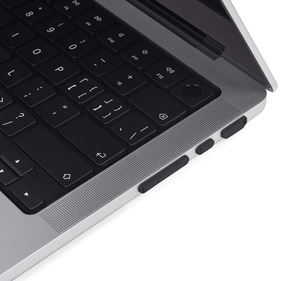 Набор заглушек ENKAY для MacBook Pro 14.2 (A2442) / 16.2 (A2485), Black