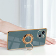 Чoхол до iPhone 14 Plus, Electro Ring, сірий