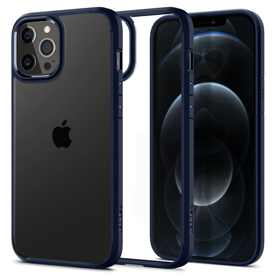 Чoхол Spigen до iPhone 12/12 Pro, Ultra Hybrid, Navy Blue, granatowe