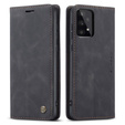 Чехол CASEME для Samsung Galaxy A33 5G, Leather Wallet Case, чёрный